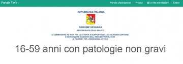 Si amplia il target d’età per la somministrazione della dose del vaccino anti-Covid. Aperte, a...