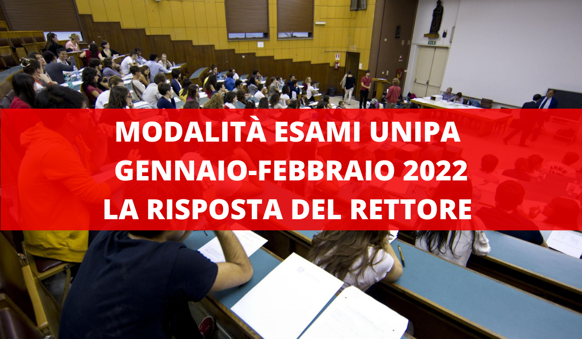 MODALITÀ ESAMI UNIPA GENNAIO FEBBRAIO 2022 LA RISPOSTA DEL RETTORE