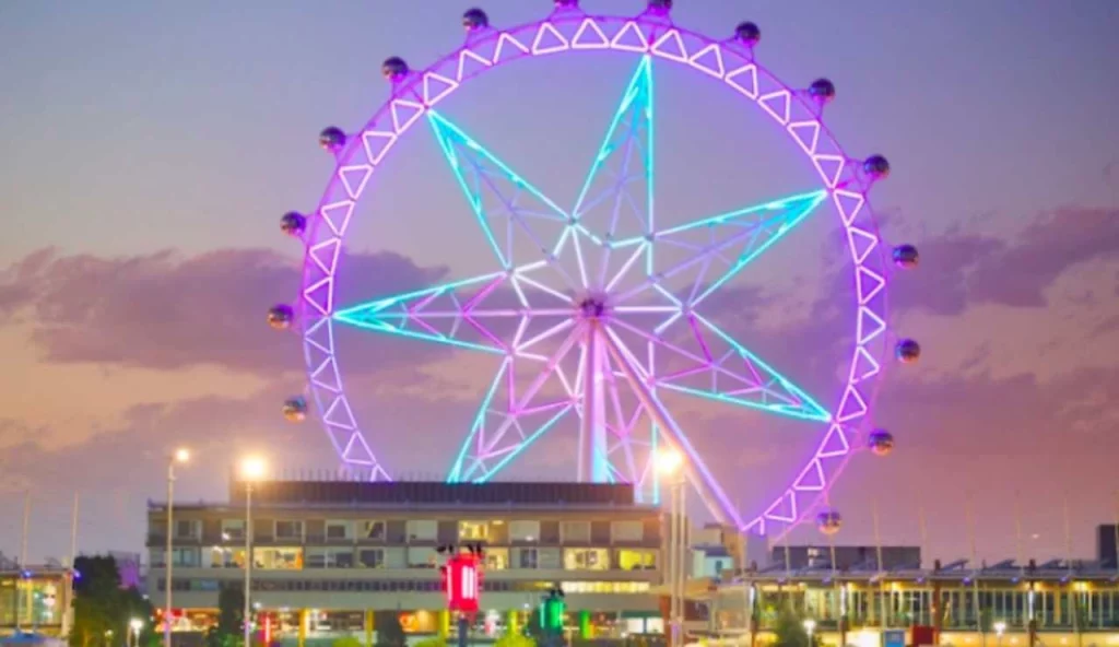 Ruota Panoramica Tokio - @fonteweb Una ruota di panoramica progettata per essere installata a...