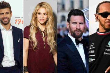 Piqué Shakira Messi Hamilton