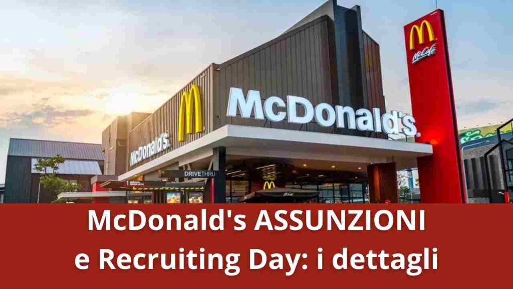 McDonald's Assunzioni e Recruting day
