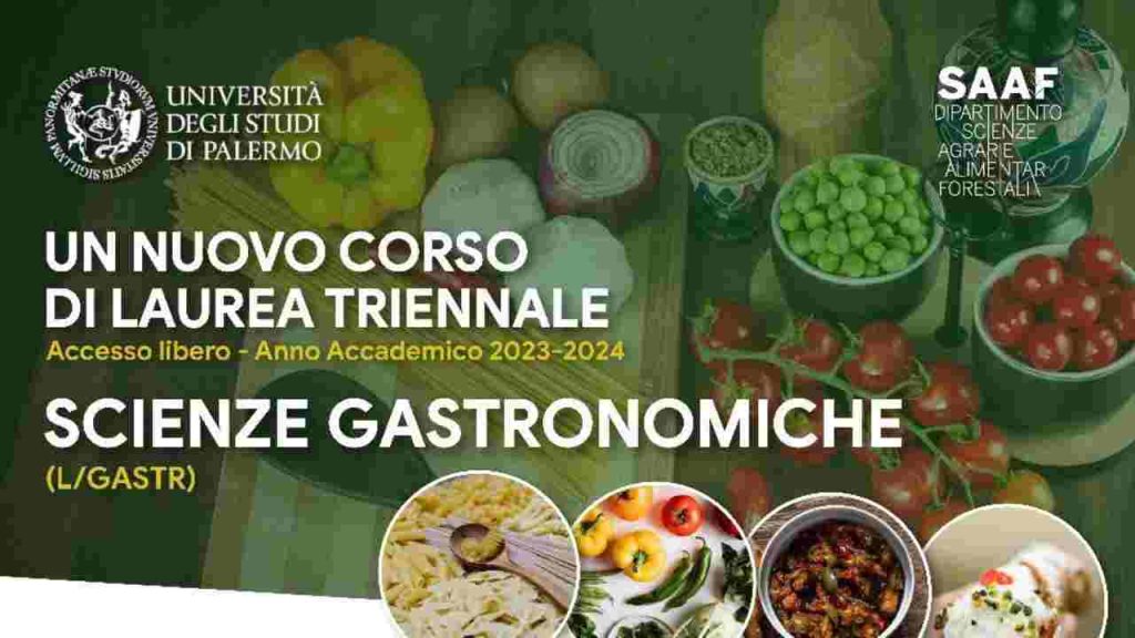 Unipa, corso in Scienze Gastronomiche