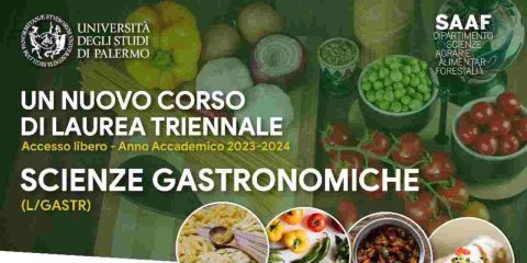 Unipa, corso in Scienze Gastronomiche