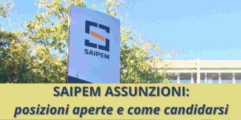 Saipem Assunzioni