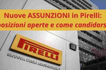 Pirelli Assunzioni