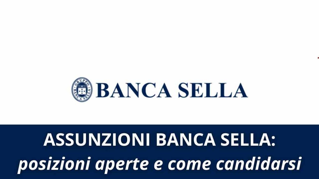 Banca Sella Assunzioni