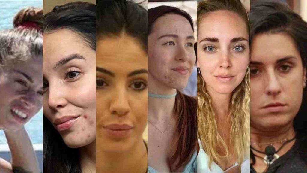 Chiara Nasti, Paola Di Benedetto , Giulia De Lellis, Aurora Ramazzotti, Chiara Ferragni e Valentina Vignali