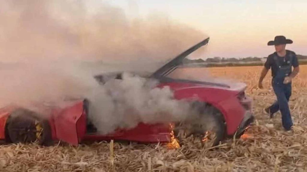 Ferrari a fuoco