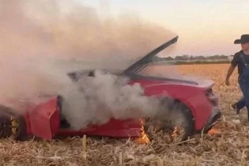Ferrari a fuoco