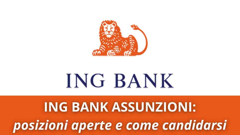 Ing Bank Assunzioni