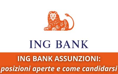 Ing Bank Assunzioni