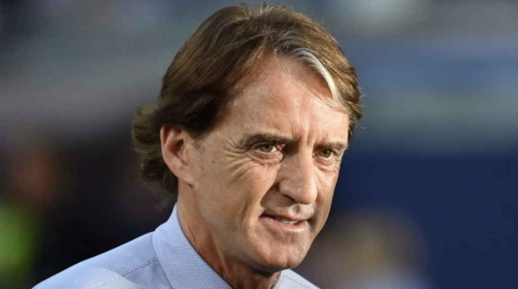 L'ex Ct della nazionale Roberto Mancini