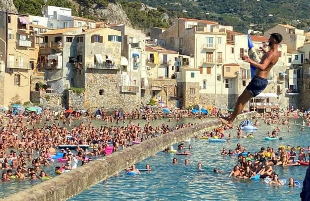 Cefalù la ‘Ntinna a Mari e i giochi d’artificio