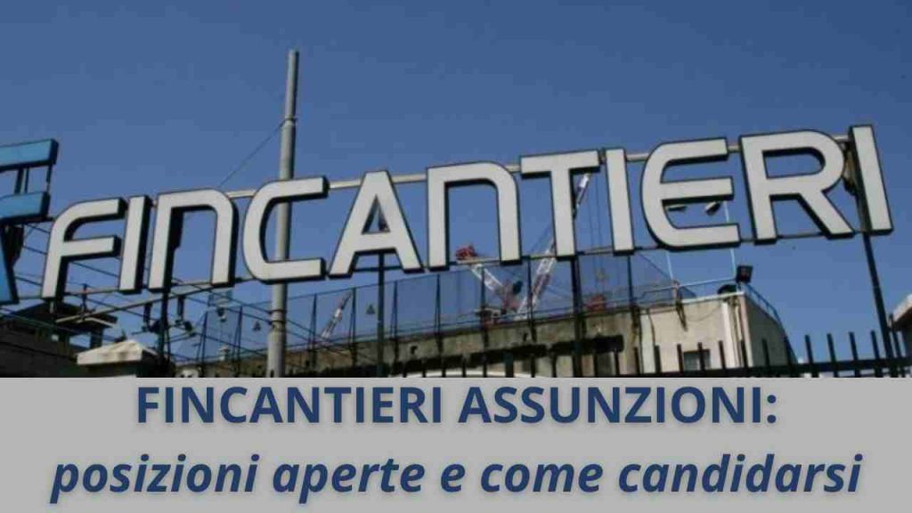 Fincantieri Assunzioni