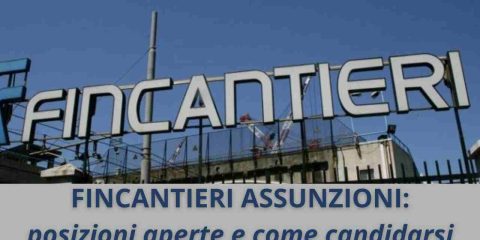 Fincantieri Assunzioni