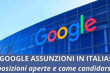 Google assunzioni in Italia
