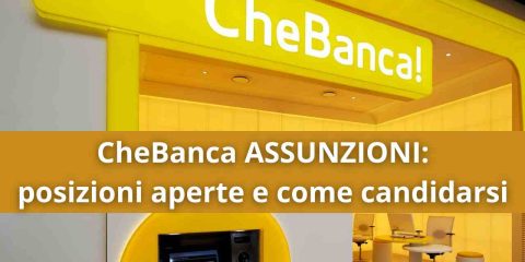 CheBanca Assunzioni
