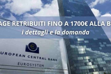 Banca Centrale Europea Stage