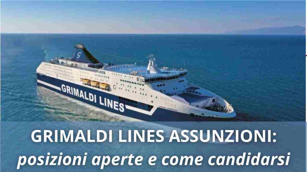 Grimaldi Lines Assunzioni