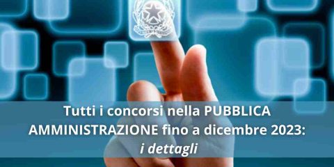 Concorsi Pubblica Aministrazione