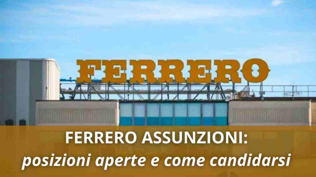 Ferrero assunzioni