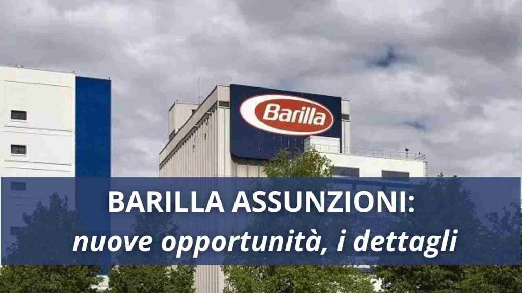 Barilla assunzioni