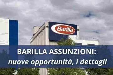 Barilla assunzioni