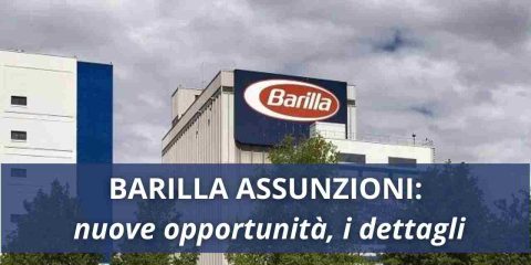 Barilla assunzioni