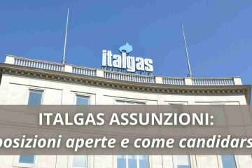 Italgas assunzioni