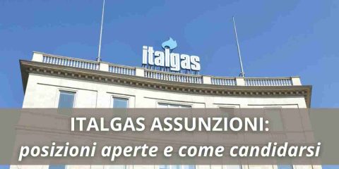 Italgas assunzioni