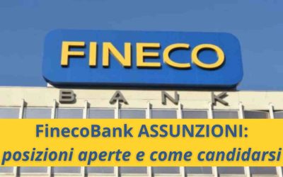 FinecoBank Assunzioni