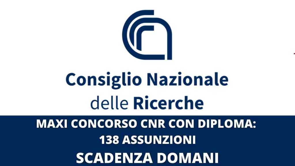 Concorso CNR diploma