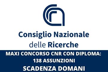 Concorso CNR diploma