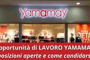 Opportunità lavoro Yamamay