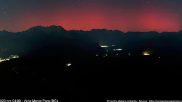 Aurora Boreale, Alpi