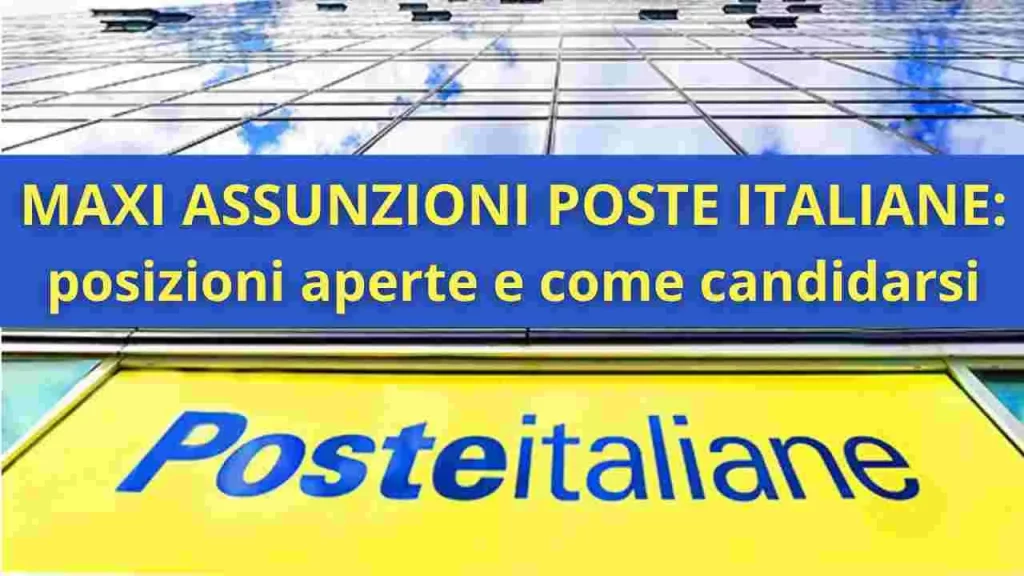 Poste Italiane Assunzioni