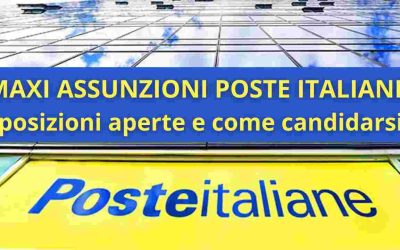 Poste Italiane Assunzioni