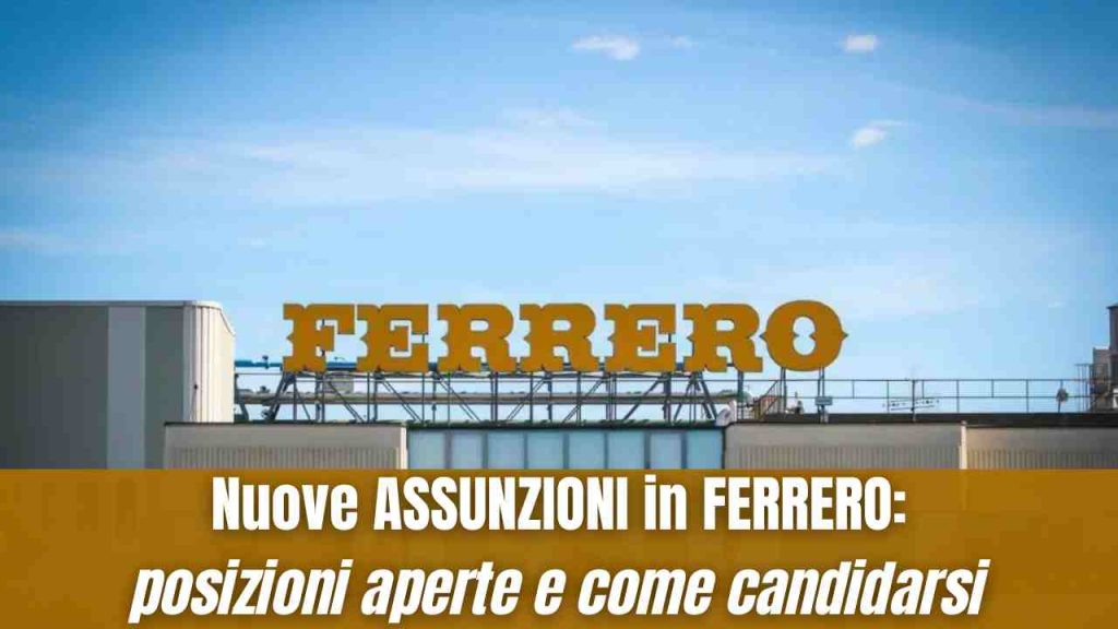 Assunzioni Ferrero