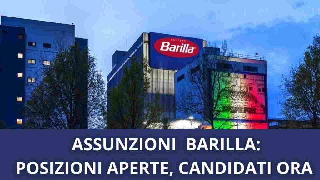 Assunzioni Barilla