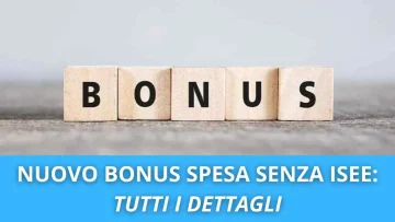 Nuovo Bonus Spesa