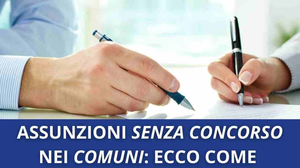 ASSUNZIONI COMUNI