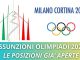 OLIMPIADI 2026 ASSUNZIONI