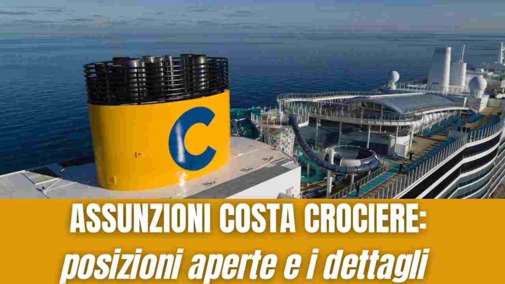 Costa Crociere Assunzioni