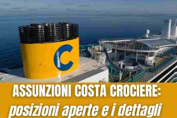 Costa Crociere Assunzioni