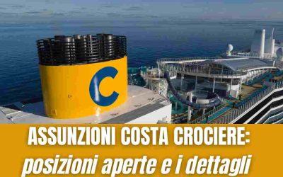 Costa Crociere Assunzioni