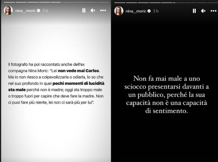 Nina Moric, storie 