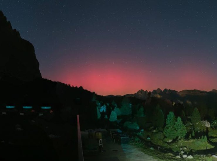 Aurora Boreale, Alpi