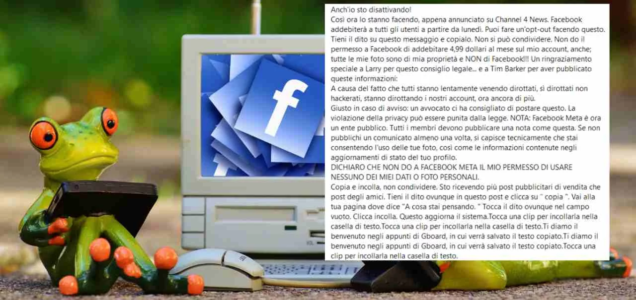 “Anche io sto disattivando Facebook a pagamento, lo dice Channel News”: l’eterna bufala