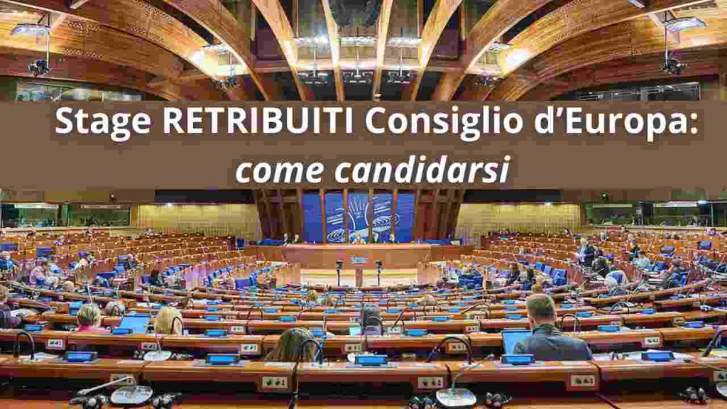 Consiglio d'Europa Stage