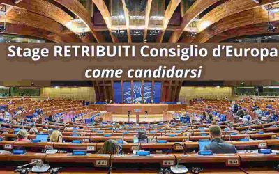 Consiglio d'Europa Stage